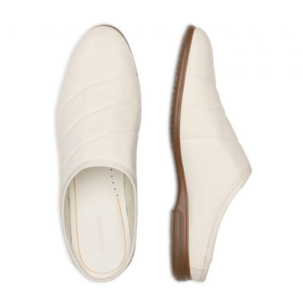 NEW Moral Code Penna Men's House Slipper Leather Suede White 10